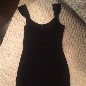 FREE PEOPLE little black bodycon dress